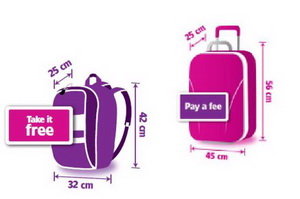 wizzair add luggage